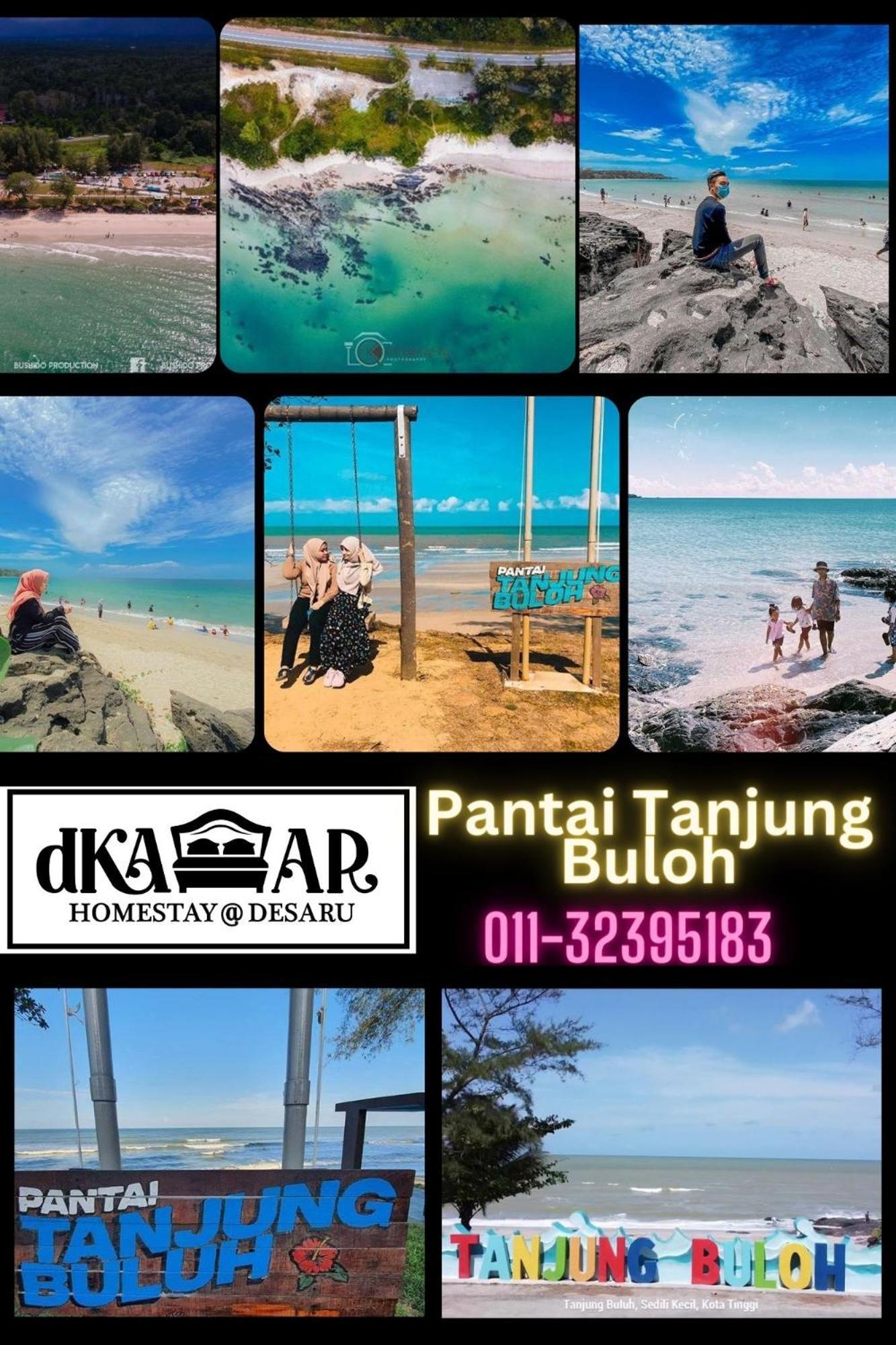 Dkamar Homestay At Desaru, Fully Aircond, Wifi, Coway, Street View 4 Min To Desaru Beach Kangkar Chemaran Exterior foto